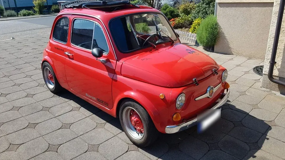 Gebraucht Fiat 500 Abarth 38 PS (27 kW) 1972 Rot Kleinwagen