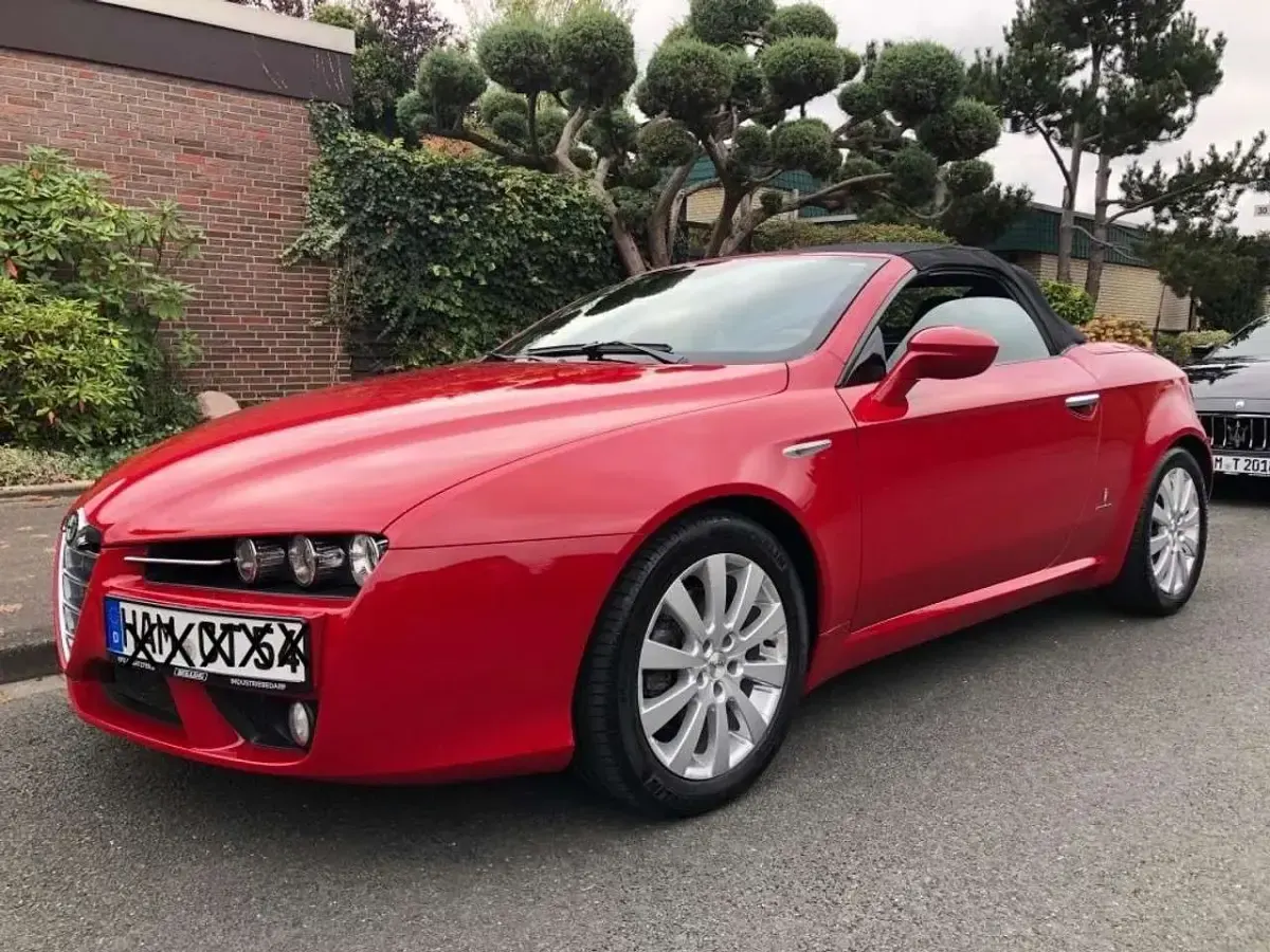 Gebraucht Alfa Romeo Spider Exclusive 185 PS (136 kW) 2006 Rot Cabrio