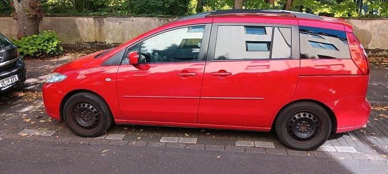 Rot Gebraucht 2005 Mazda 5 Van / Kleinbus | 350 € - Bild 1/4