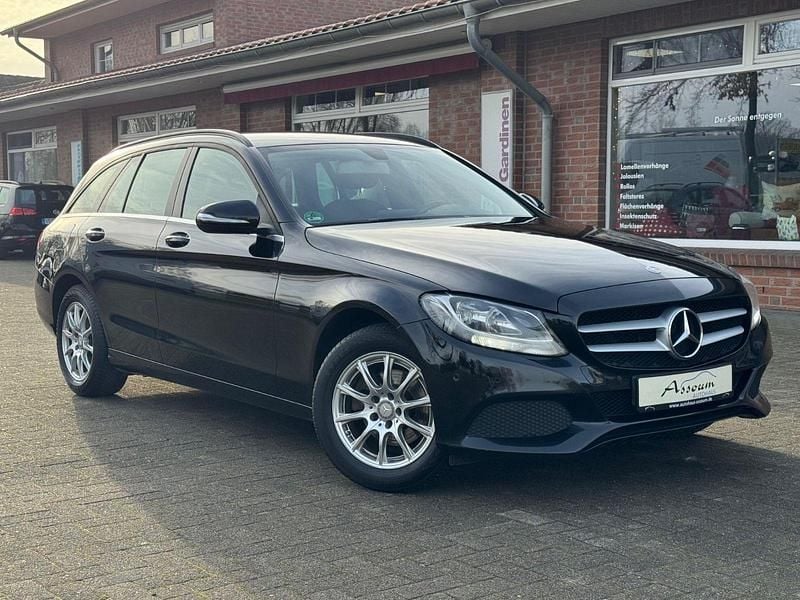 Schwarz Gebraucht 2015 Mercedes C200 Kombi | 8.499 € (Teuer) - Bild 1/4