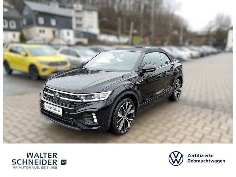 Deep black perleffekt Gebraucht 2025 VW T-Roc Cabriolet R-line Cabrio | 42.980 € (Teuer) - Bild 1/4