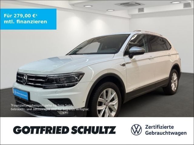 Weiss Gebraucht 2021 VW Tiguan Allspace Highline SUV | 32.980 € (Guter Preis) - Bild 1/3