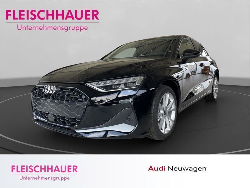 Schwarz Neu 2025 Audi A3 Sportback Advanced Kleinwagen | 37.990 € (Fairer Preis) - Bild 1/4