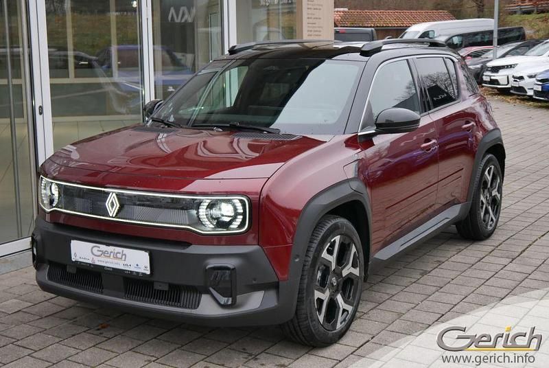 Neu Renault 4 E-Tech Komfort 110 kW (150 PS) 2025 Karmesinrot, schwarzes dach SUV