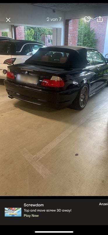 Schwarz Gebraucht 2001 BMW 320 M Sport Cabrio | 3.000 € (Superpreis) - Bild 1/4