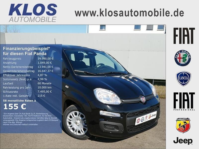 Schwarz Neu 2025 Fiat Panda Kleinwagen | 14.990 € (Fairer Preis) - Bild 1/4