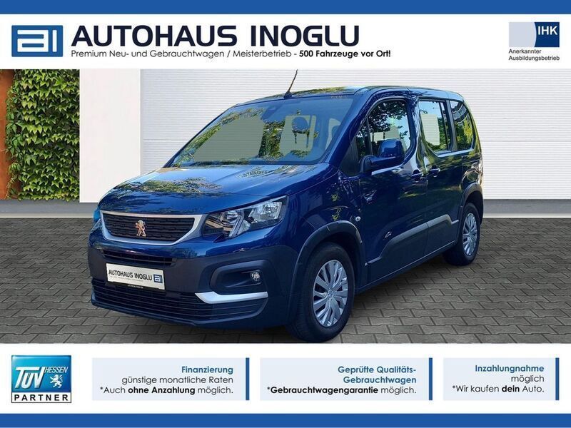 Lackierung nachtblau/typ auss Gebraucht 2021 Peugeot Rifter Active Van / Kleinbus | 16.480 € (Fairer Preis) - Bild 1/4