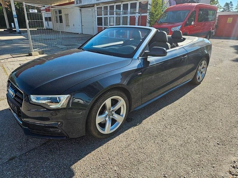 Blau Gebraucht 2016 Audi A5 Cabriolet S-Line Cabrio | 17.899 € (Guter Preis) - Bild 1/4