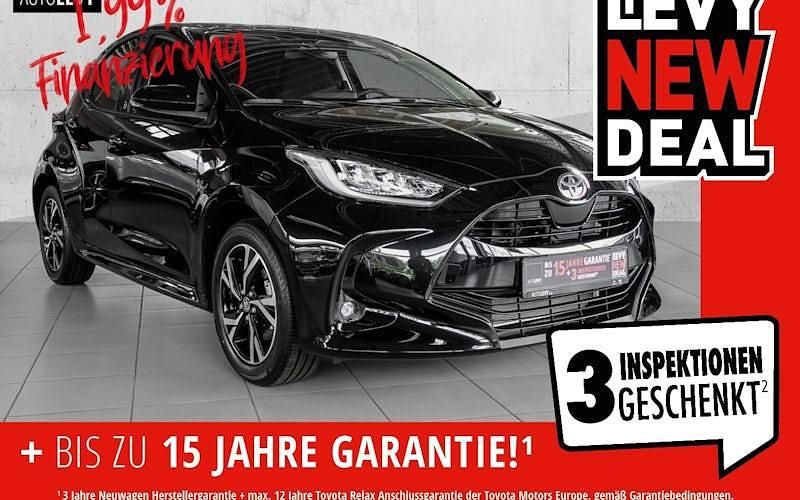 Schwarz Neu 2025 Toyota Yaris Hybrid Limousine | 25.829 € (Fairer Preis) - Bild 1/4