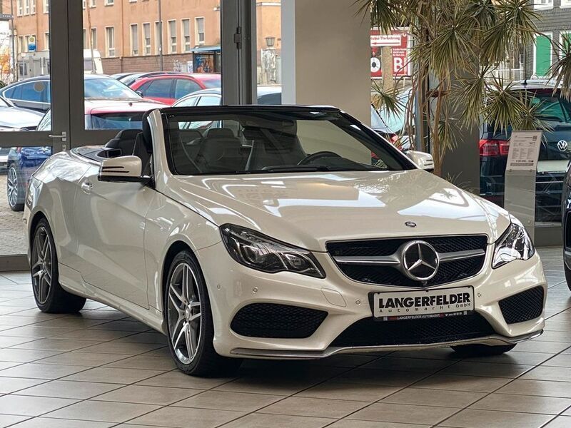 Weiß Gebraucht 2013 Mercedes E400 AMG Cabrio | 22.000 € (Guter Preis) - Bild 1/4