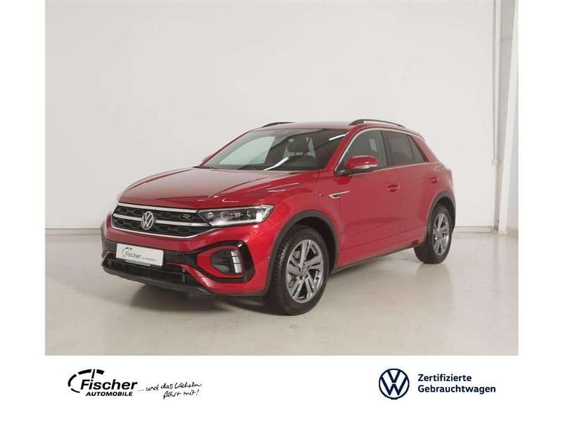 Rot Gebraucht 2024 VW T-Roc R-line SUV | 31.935 € (Fairer Preis) - Bild 1/3