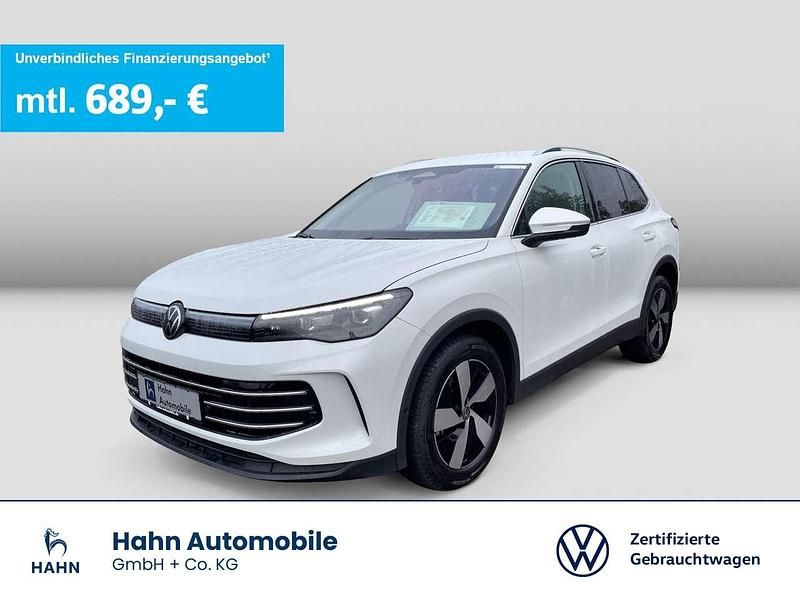 Oryxweiß perlmutteffekt Gebraucht 2025 VW Tiguan Elegance SUV | 42.395 € (Etwas zu teuer) - Bild 1/3