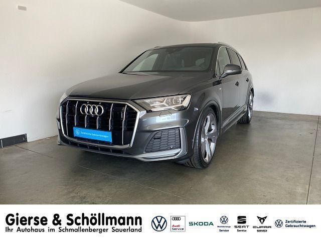 Daytonagrau perleffekt (metallic) Gebraucht 2021 Audi Q7 S-Line SUV | 50.950 € (Superpreis) - Bild 1/4