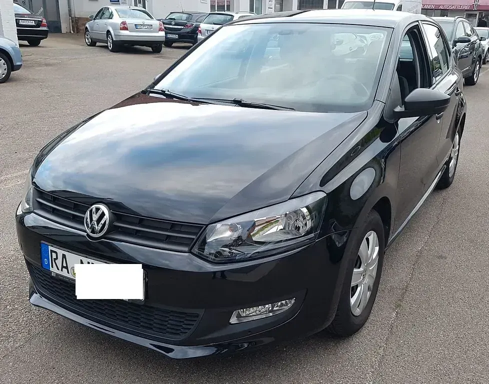 Gebraucht VW Polo Trendline 69 PS (50 kW) 2011 Schwarz Kleinwagen