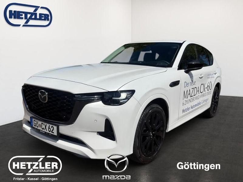 Rhodium white Gebraucht 2025 Mazda CX-60 Homura-Line SUV | 53.490 € (Fairer Preis) - Bild 1/4