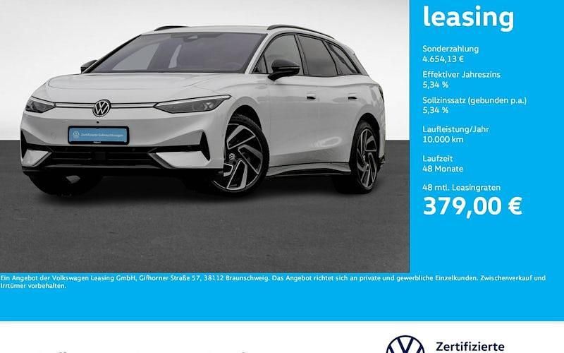 Weiß Gebraucht 2024 VW ID.7 Pro Limousine | 48.444 € (Fairer Preis) - Bild 1/4