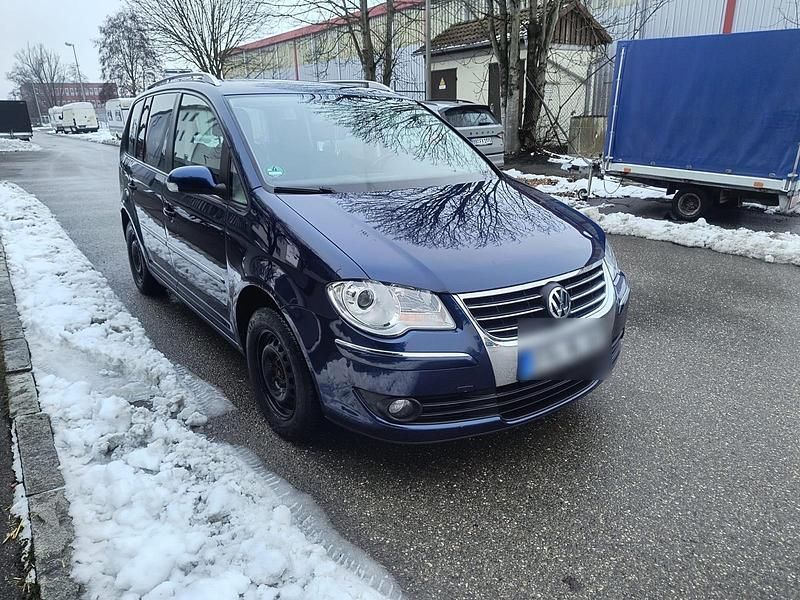 Blau Gebraucht 2007 VW Touran Van / Kleinbus | 2.200 € (Superpreis) - Bild 1/4