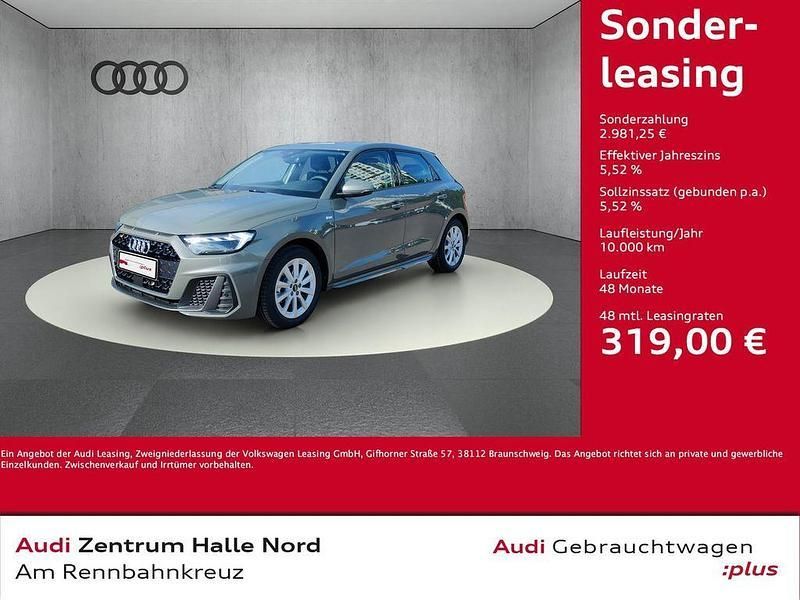 Grau Gebraucht 2024 Audi A1 Sportback S-Line Kleinwagen | 29.980 € (Teuer) - Bild 1/4