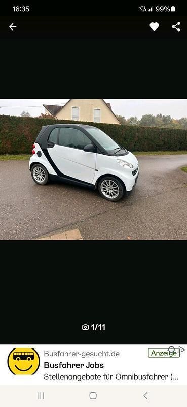 Weiß Gebraucht 2010 Smart ForTwo Coupé Coupé | 3.600 € (Fairer Preis) - Bild 1/4
