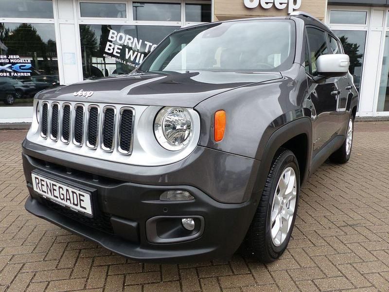 Grau Gebraucht 2018 Jeep Renegade Limited SUV | 15.980 € (Etwas zu teuer) - Bild 1/4