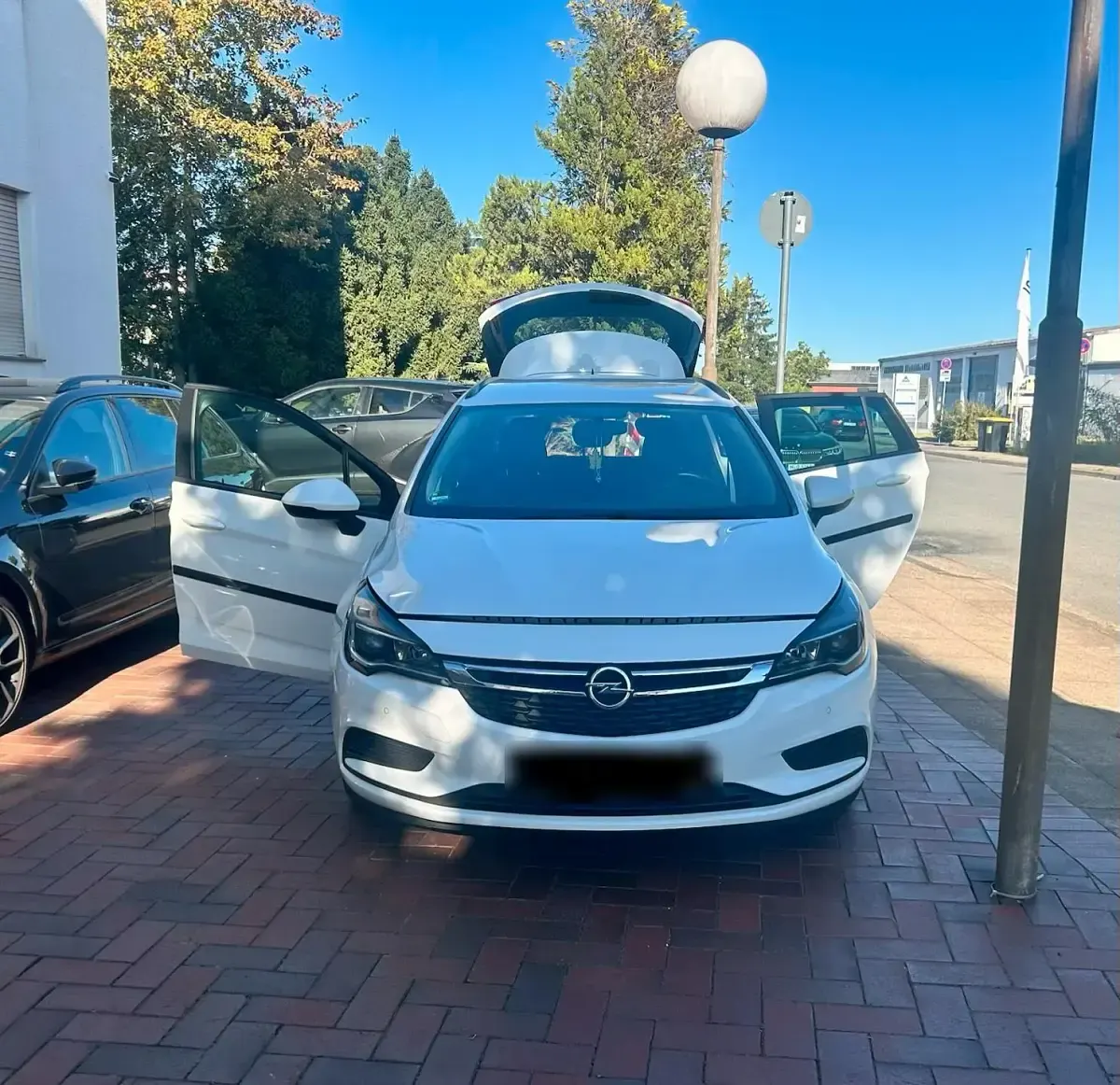 Gebraucht Opel Astra 110 PS (80 kW) 2018 Weiß Kombi