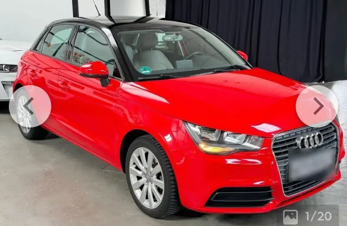 Gebraucht Audi A1 Sportback Attraction 90 PS (66 kW) 2013 Rot Kleinwagen