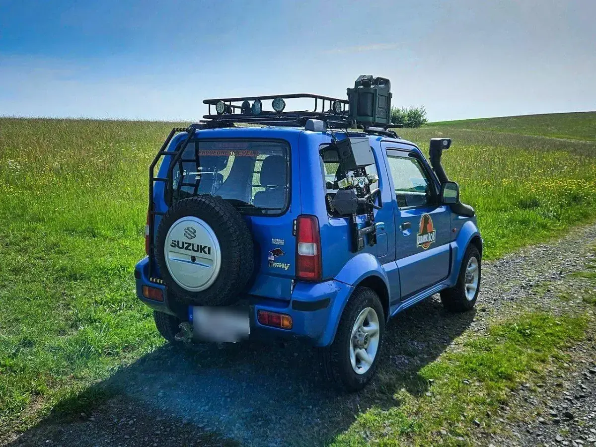 Gebraucht Suzuki Jimny 82 PS (60 kW) 2001 Blau SUV