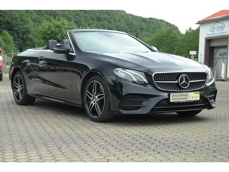 Schwarz Gebraucht 2019 Mercedes E400 AMG Cabrio | 52.955 € (Teuer) - Bild 1/4