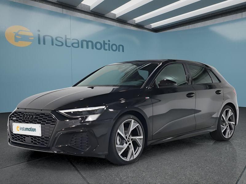 Schwarz Gebraucht 2023 Audi A3 Limousine | 40.449 € - Bild 1/4