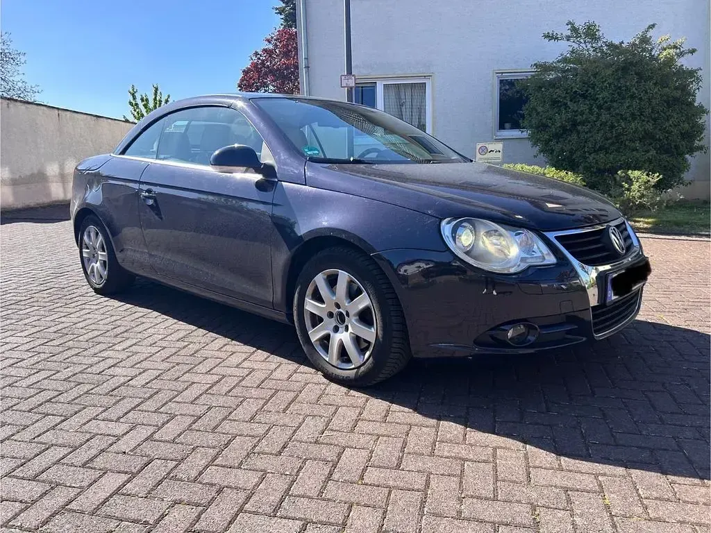Brugt VW Eos 140 HK (102 kW) 2007 Blå Cabriolet