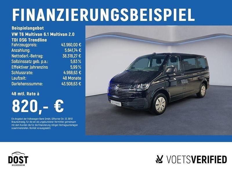 Gebraucht VW Multivan Trendline 150 PS (110 kW) 2021 Schwarz Van