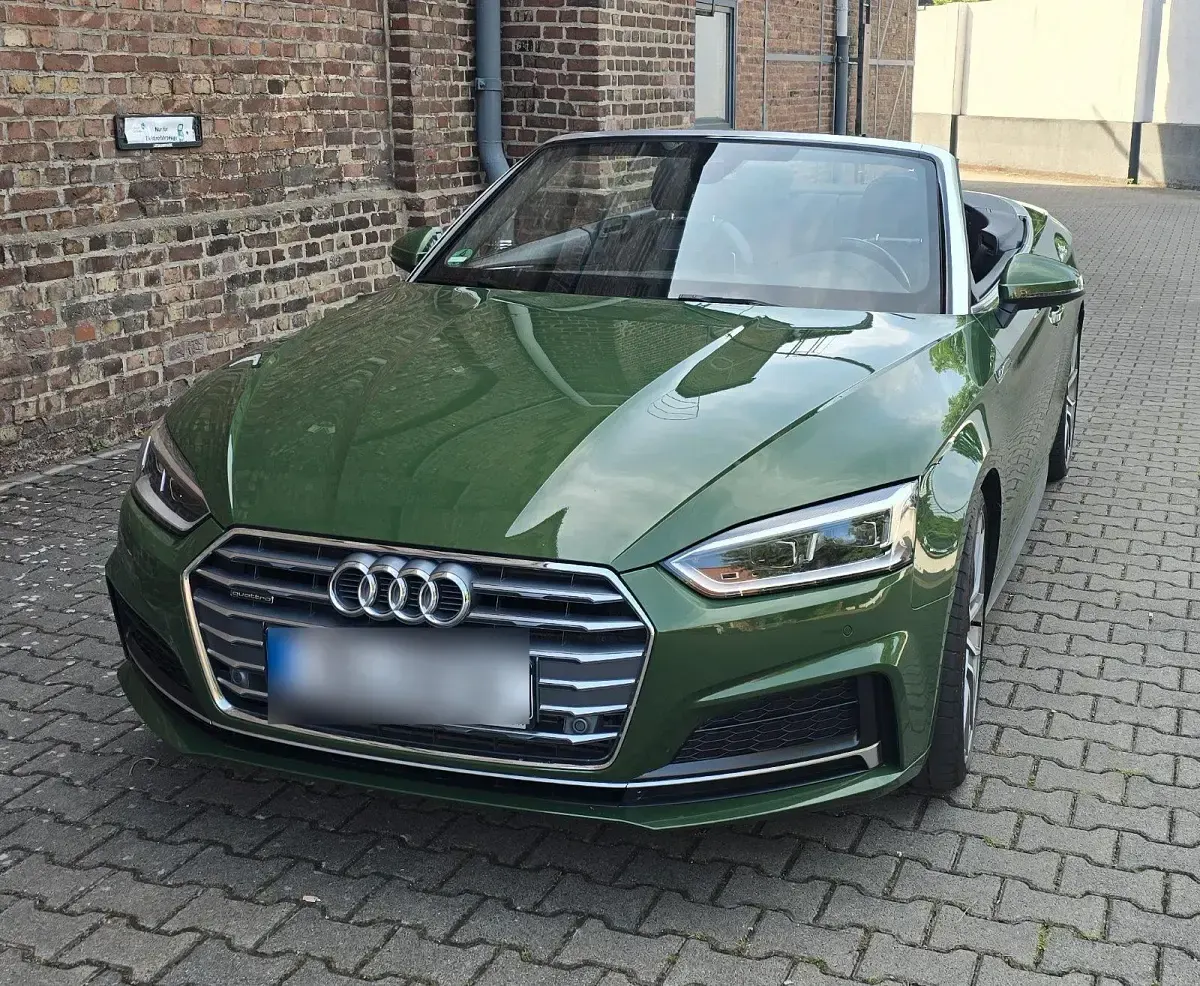 Gebraucht Audi A5 Cabriolet S-Line 245 PS (180 kW) 2019 Grün Cabrio