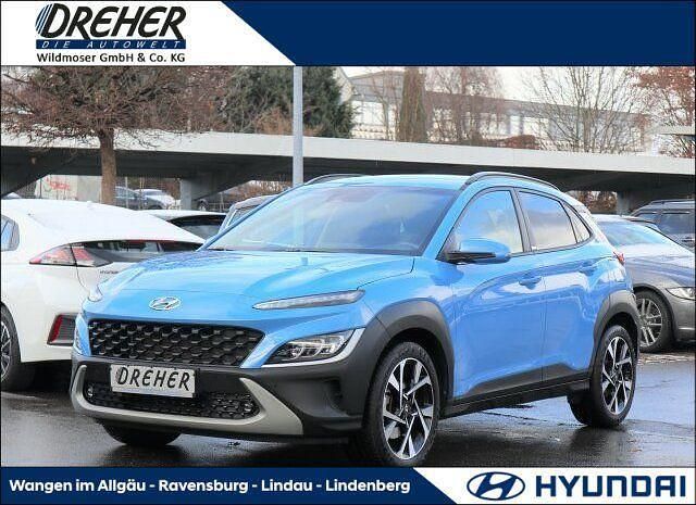 Surfy blue Gebraucht 2021 Hyundai Kona Pure SUV | 15.980 € (Guter Preis) - Bild 1/4