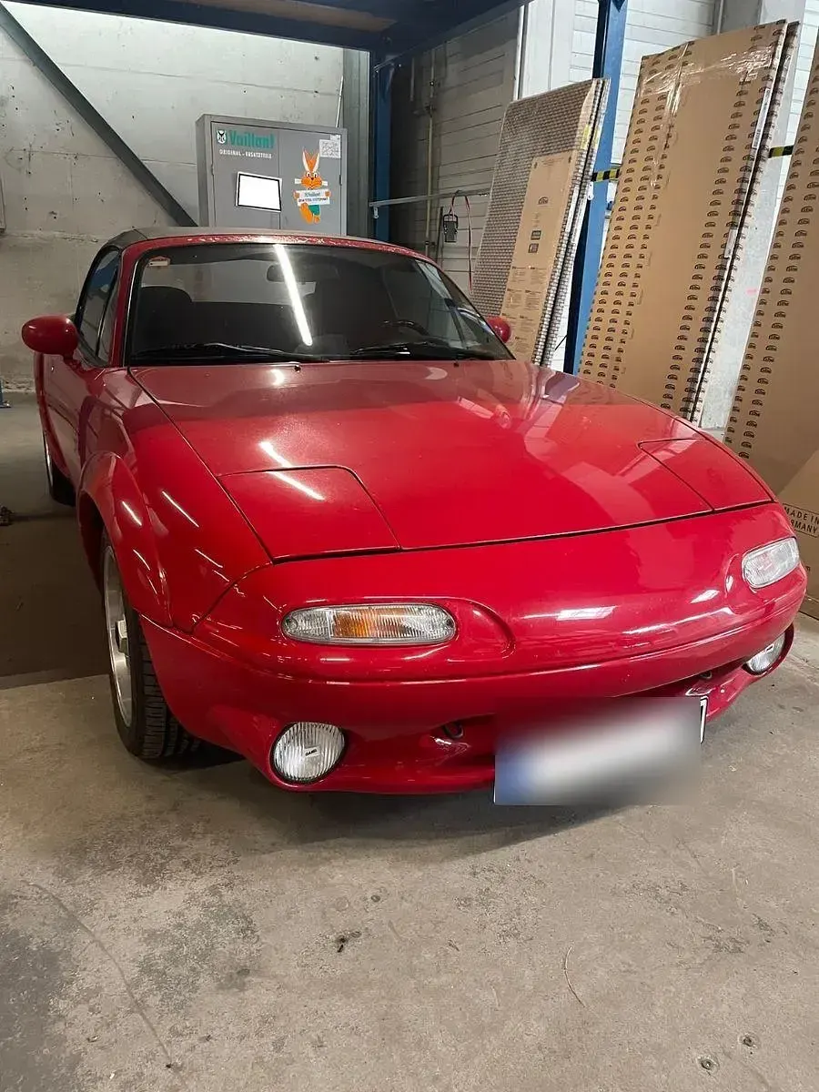Gebraucht Mazda MX5 116 PS (85 kW) 1990 Rot Cabrio