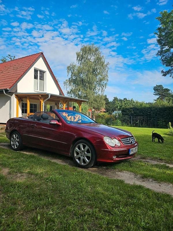 Rot Gebraucht 2004 Mercedes CLK200 Cabrio | 9.500 € (Fairer Preis) - Bild 1/4