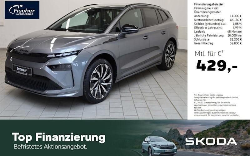 Graphite grau metallic Neu 2025 Skoda Enyaq iV LAURIN & KLEMENT SUV | 56.480 € (Etwas zu teuer) - Bild 1/4