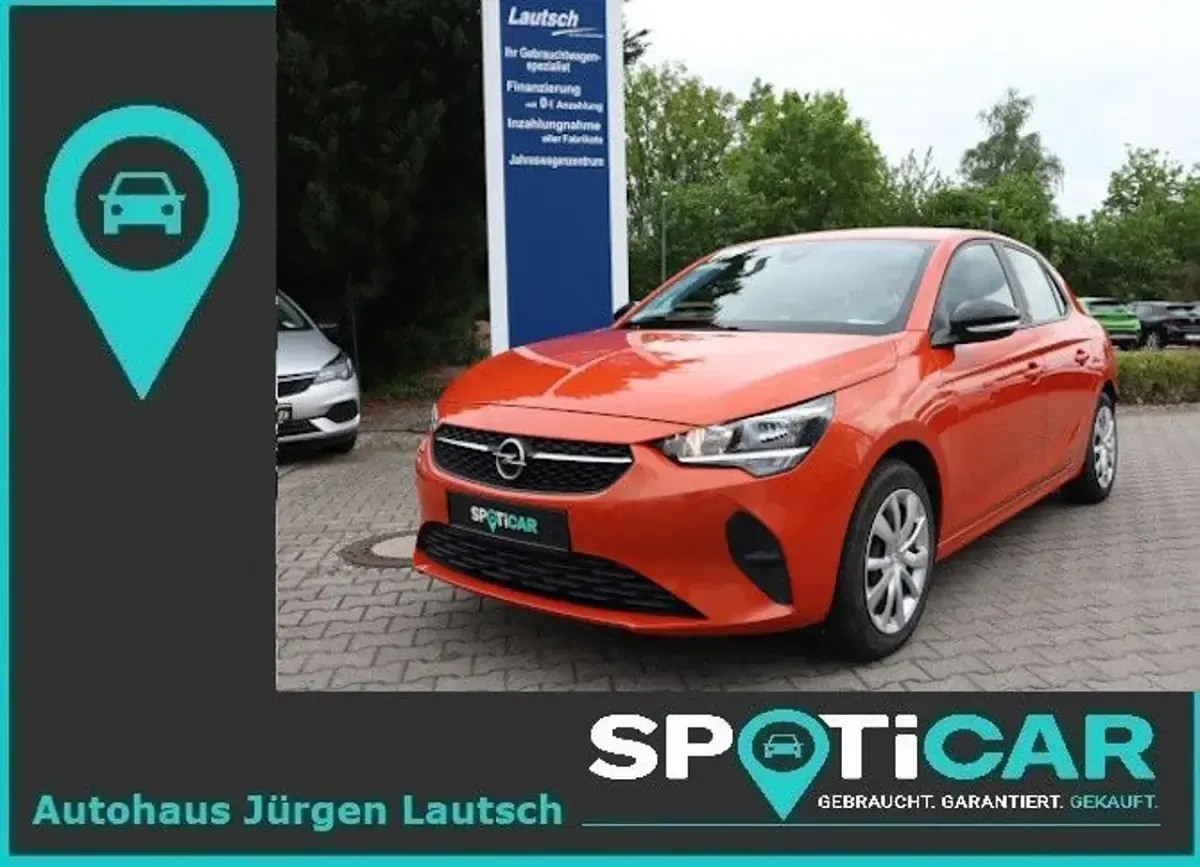 Usata Opel Corsa-e Edition 100 kW (136 CV) 2022 Arancione Utilitaria