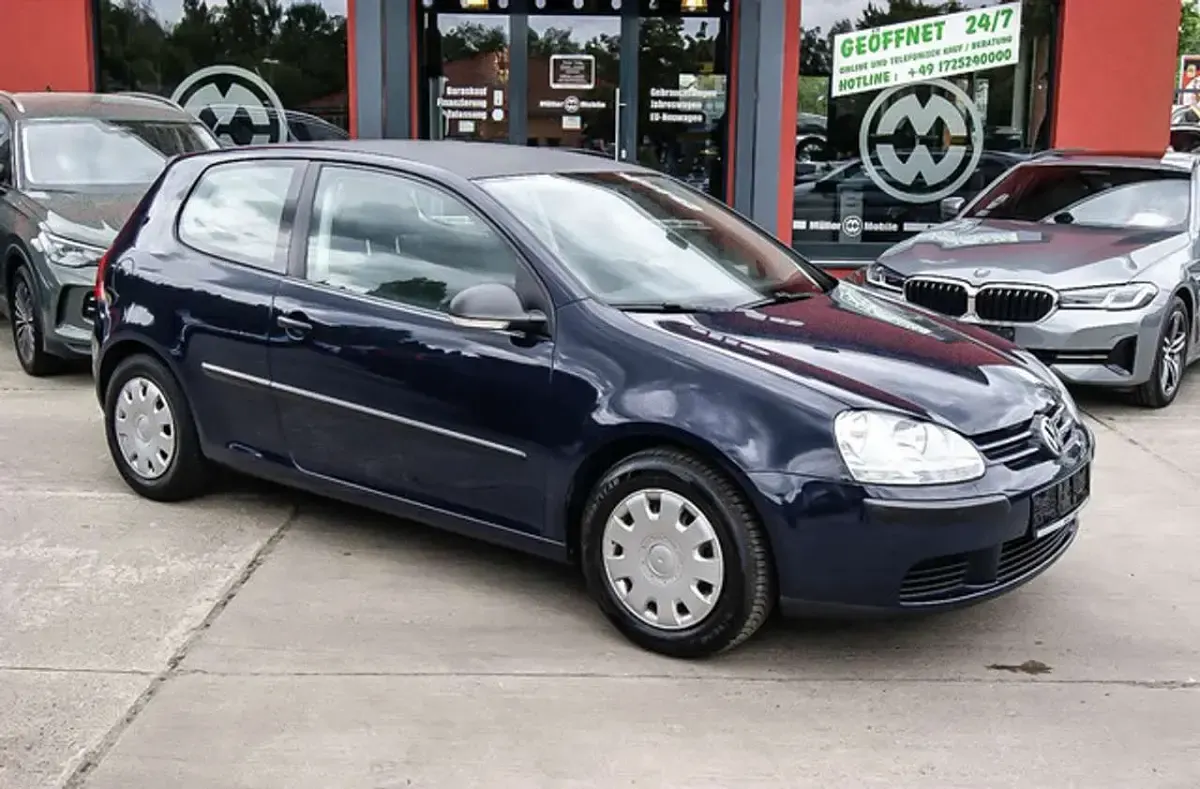 Gebraucht VW Golf VI Trendline 80 PS (58 kW) 2008 Blau Kleinwagen