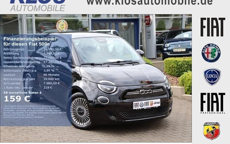 Schwarz Gebraucht 2023 Fiat 500e Icon Limousine | 16.990 € (Fairer Preis) - Bild 1/4