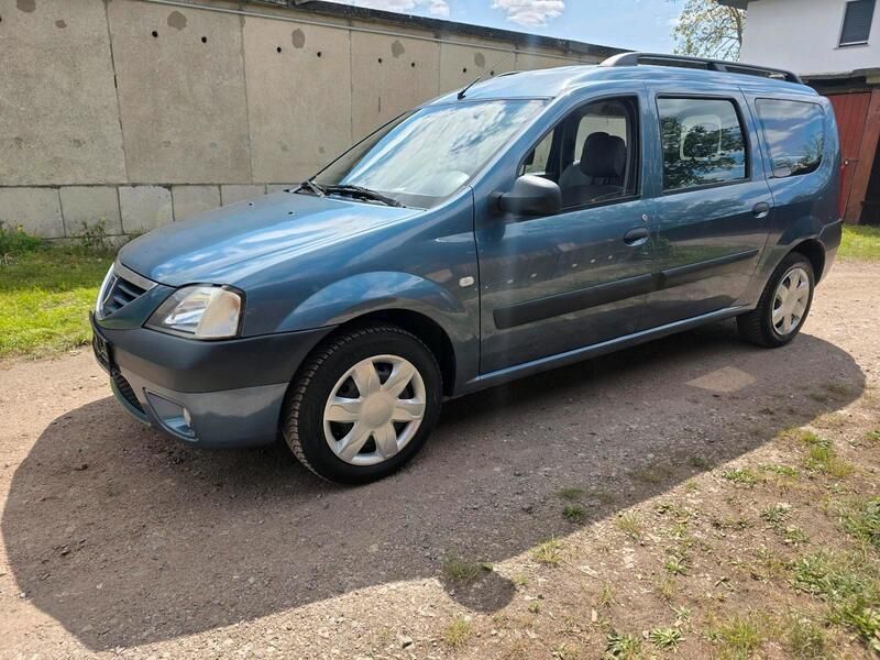 Blau Gebraucht 2007 Dacia Logan Limousine | 2.750 € - Bild 1/4