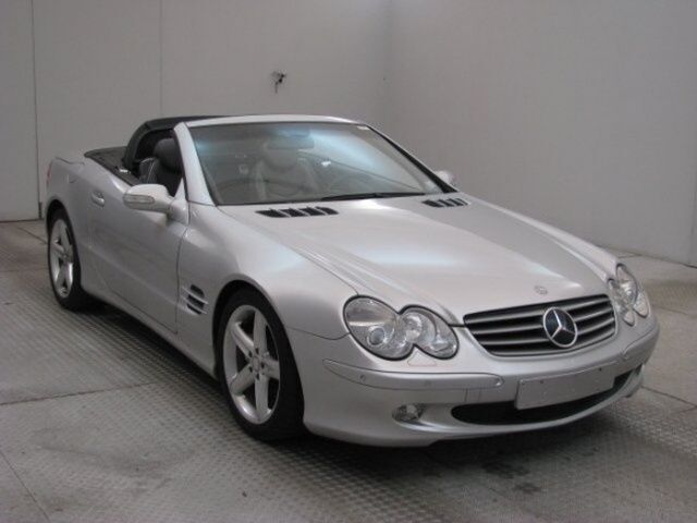 Gebraucht Mercedes SL500 306 PS (225 kW) 2003 Silber metallic Cabrio