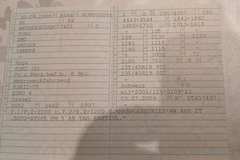 Gebraucht Ford Kuga 2009 Schwarz SUV