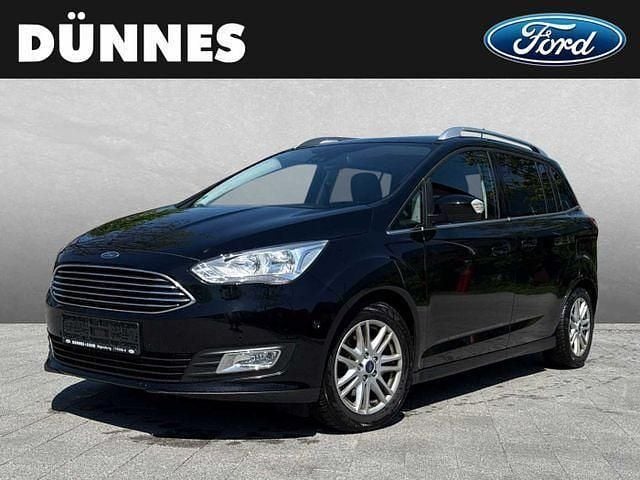 Schwarz Gebraucht 2018 Ford Grand C-Max Titanium Van / Kleinbus | 13.560 € (Fairer Preis) - Bild 1/4
