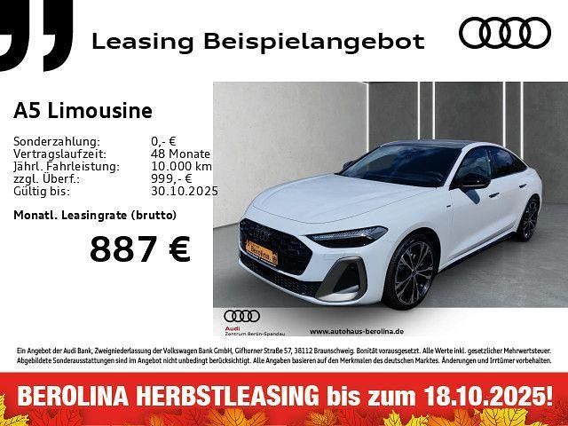 Weiß Neu 2025 Audi A5 S-Line Coupé | 73.887 € (Etwas zu teuer) - Bild 1/4