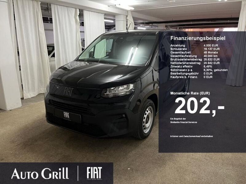 Schwarz perl schwarz Neu 2025 Fiat Doblò Van / Kleinbus | 23.695 € (Superpreis) - Bild 1/4