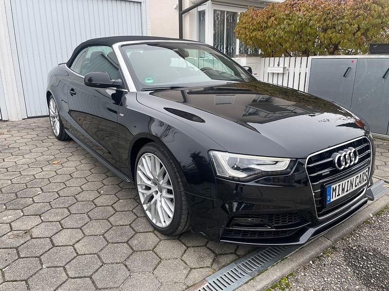 Schwarz Gebraucht 2016 Audi A5 Cabriolet S-Line Cabrio | 16.900 € (Guter Preis) - Bild 1/4
