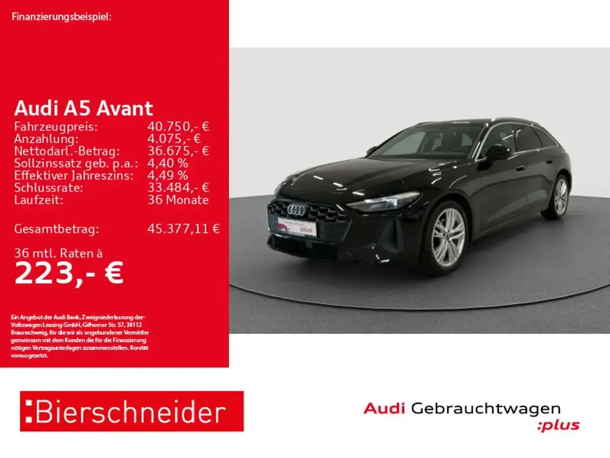 Gebraucht Audi A5 Sport 204 PS (150 kW) 2025 Schwarz Kombi