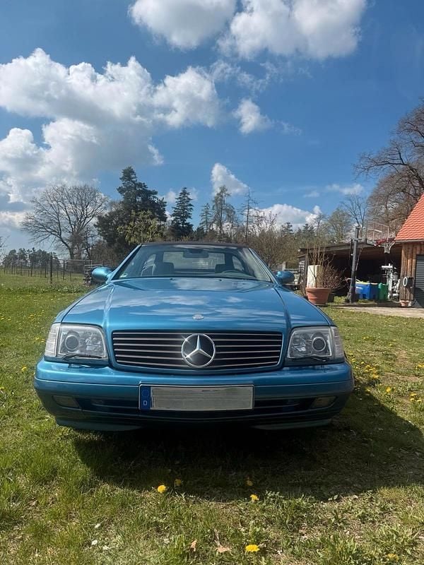 Gebraucht Mercedes SL280 193 PS (141 kW) 1998 Blau Cabrio