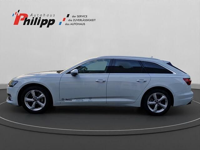 Gebraucht Audi A6 Sport 204 PS (150 kW) 2022 Gletscherweiss (metallic) Kombi