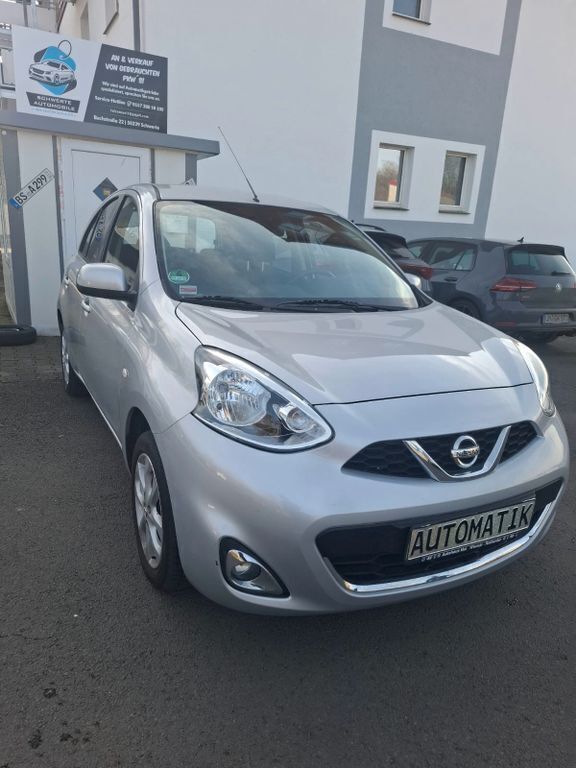 Silber Gebraucht 2014 Nissan Micra Acenta Kleinwagen | 7.500 € (Fairer Preis) - Bild 1/4